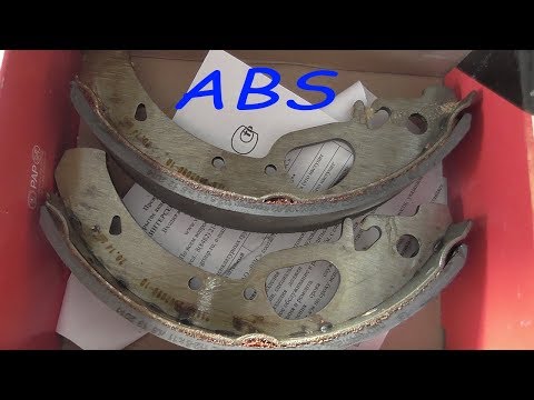 замена задних колодок приора с ABS