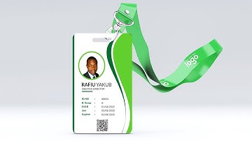 how to design creative id card in coreldraw tutorial