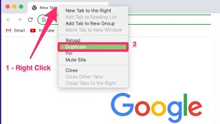 Duplicate Tab in Google Chrome