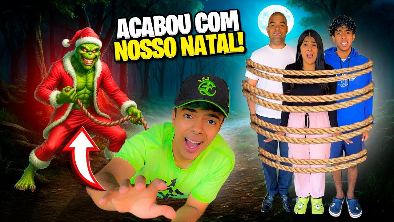 ELE LEVOU MEUS PAIS E QUER ESTRAGAR O NATAL‼️😱 *o grinch da dark web