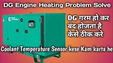 DG Engine Coolant temperature sensor working//DG Engine Heating Sensor Connection@electricaldost