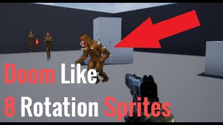 8 Rotational Sprites - Unreal Engine 4