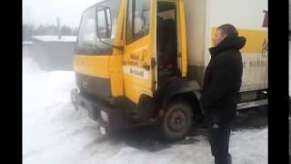 Mersedes Benz 814 Cold Start -20! Мерседес 809 запуск минус 20!