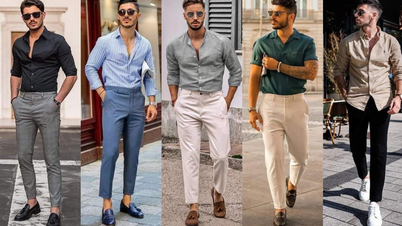 MODA 2023 para HOMBRES IDEAS para COMBINAR OUTFITS con CAMISAS MANGA