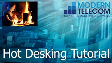 Hot Desking Tutorial - logging into your phone extension from any Modern Telecom phone