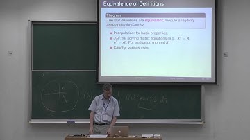 Functions of Matrices, Lecture 1