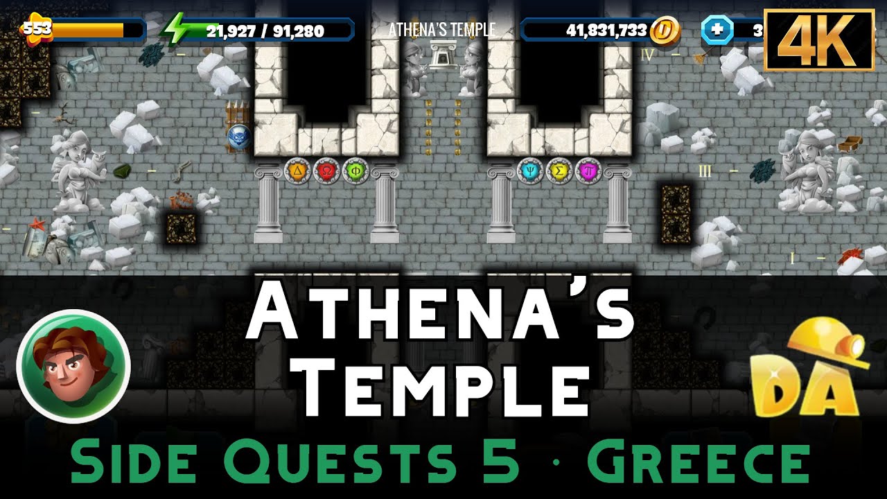 Athena's Temple | Side Story Greece | Diggy's Adventure