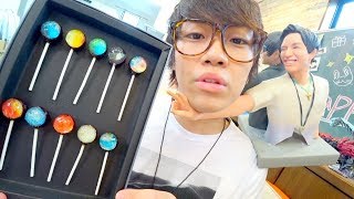 【インスタ映え】中に惑星が入った飴をぶん投げて爆発させてくる...