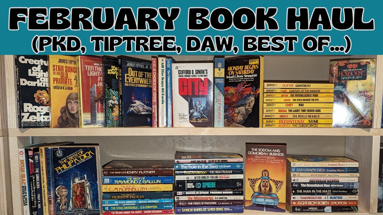 February 2024 Book Haul [All Science Fiction Mass Market paperbacks]