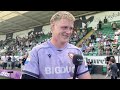 POST MATCH | Arthur Clark reflects on nail biting defeat to Northampton