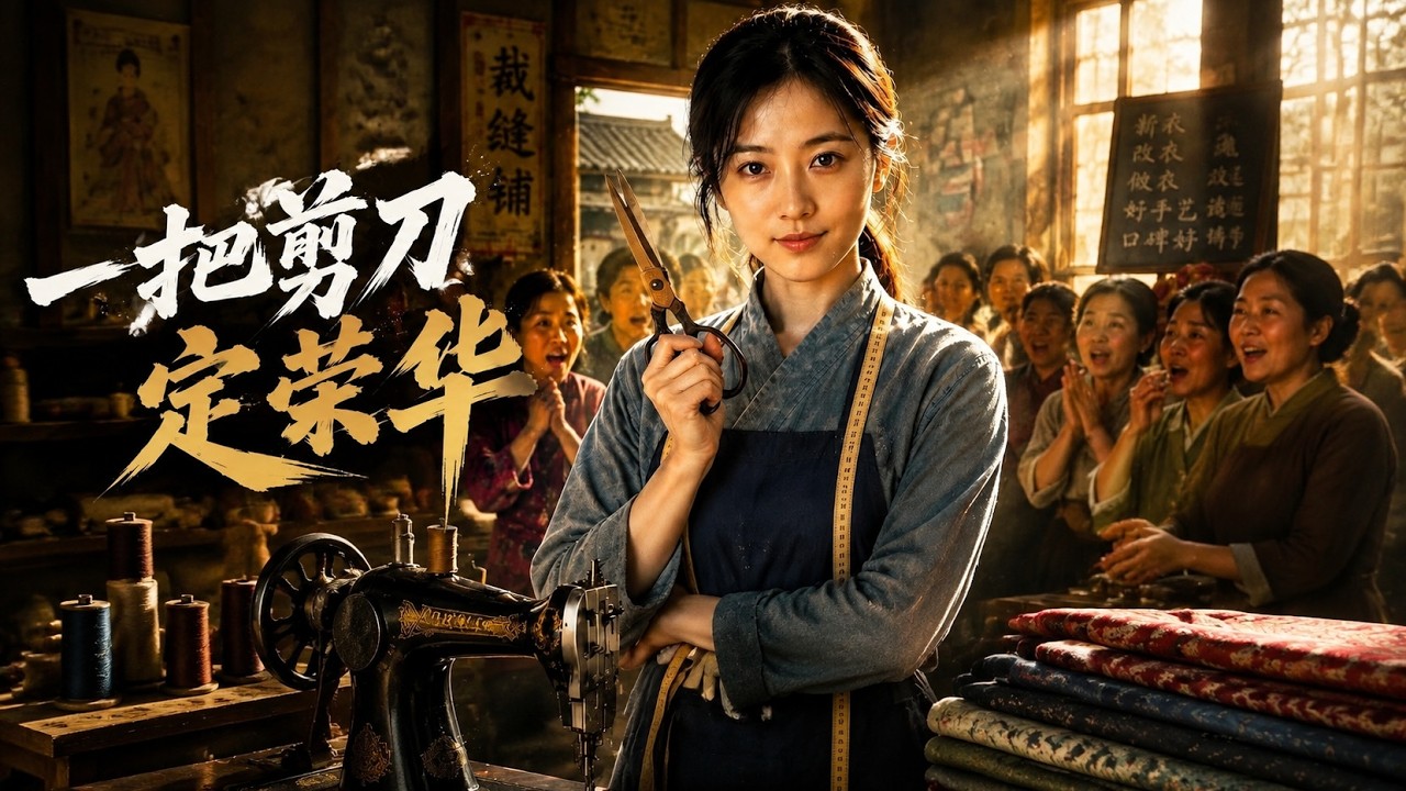 【高清全集】《一把剪刀定荣华》 #逆袭 #爱情 #甜宠 #反转 #热门短剧 #drama #爽剧 #電影 #精彩影视 #AI短剧