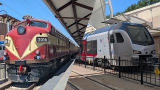 TEXRail and the Grapevine Vintage Railroad 2025 - YouTube