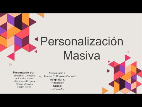 Video: ¿Qué técnicas o enfoques se pueden utilizar para lograr la personalización masiva en la práctica?