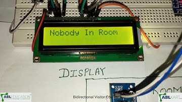 Bidirectional visitor counter project