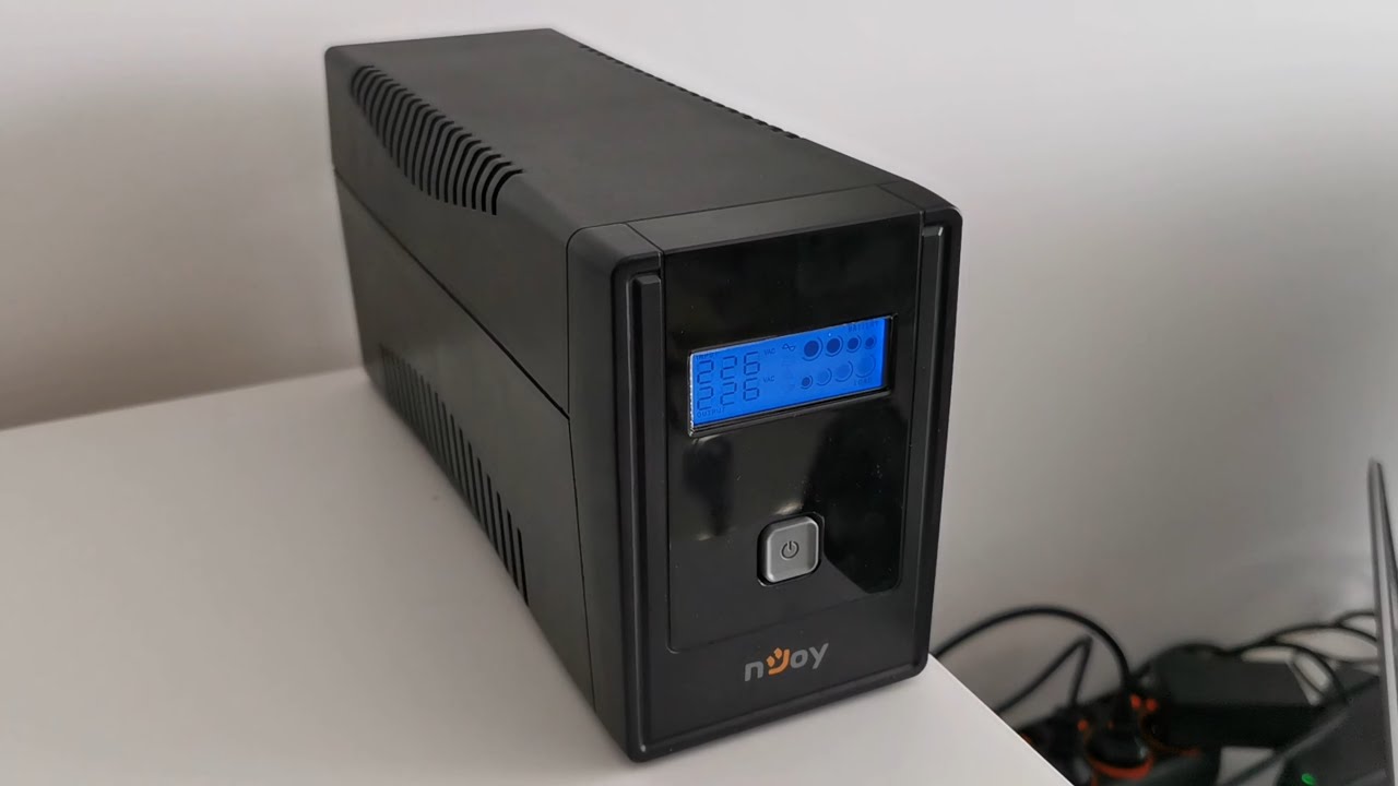 nJoy Cadu 850 800VA 480W UPS - review and low load test (monitor)