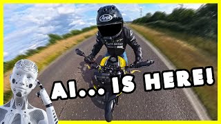 WORLD'S FIRST! Artificial Intelligence Safety System for YOUR motorcycle!
