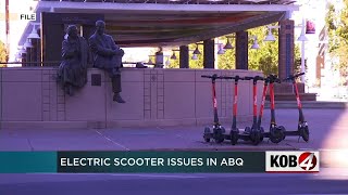 Spin e-scooters leave Albuquerque for second time
