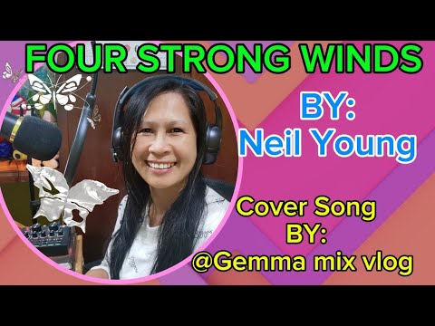 Four Strong Winds BY: Neil Young My first cover song by @gemmaducusin4660 #song #music #viral