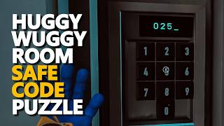 Huggy Wuggy Room Safe Code Puzzle Poppy Playtime Chapter 5