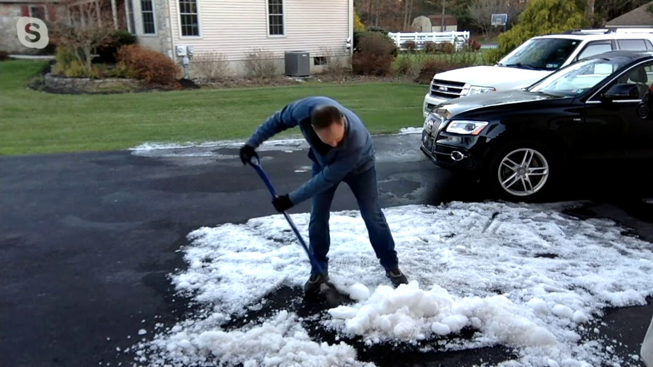 Snow Joe Spring Assist Ice Chopper w/ Carbon Steel Blade on QVC 