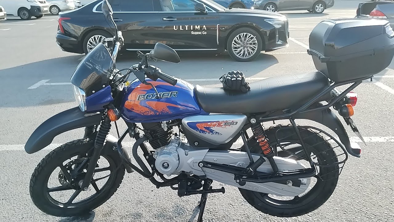 Забираю свой #bajajboxer 150 X после первого технического обслуживания #шушары #россия