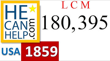 1859 {HECANHELP.COM} LCM in about 2 Minutes Least Common Multiple Developmental Math