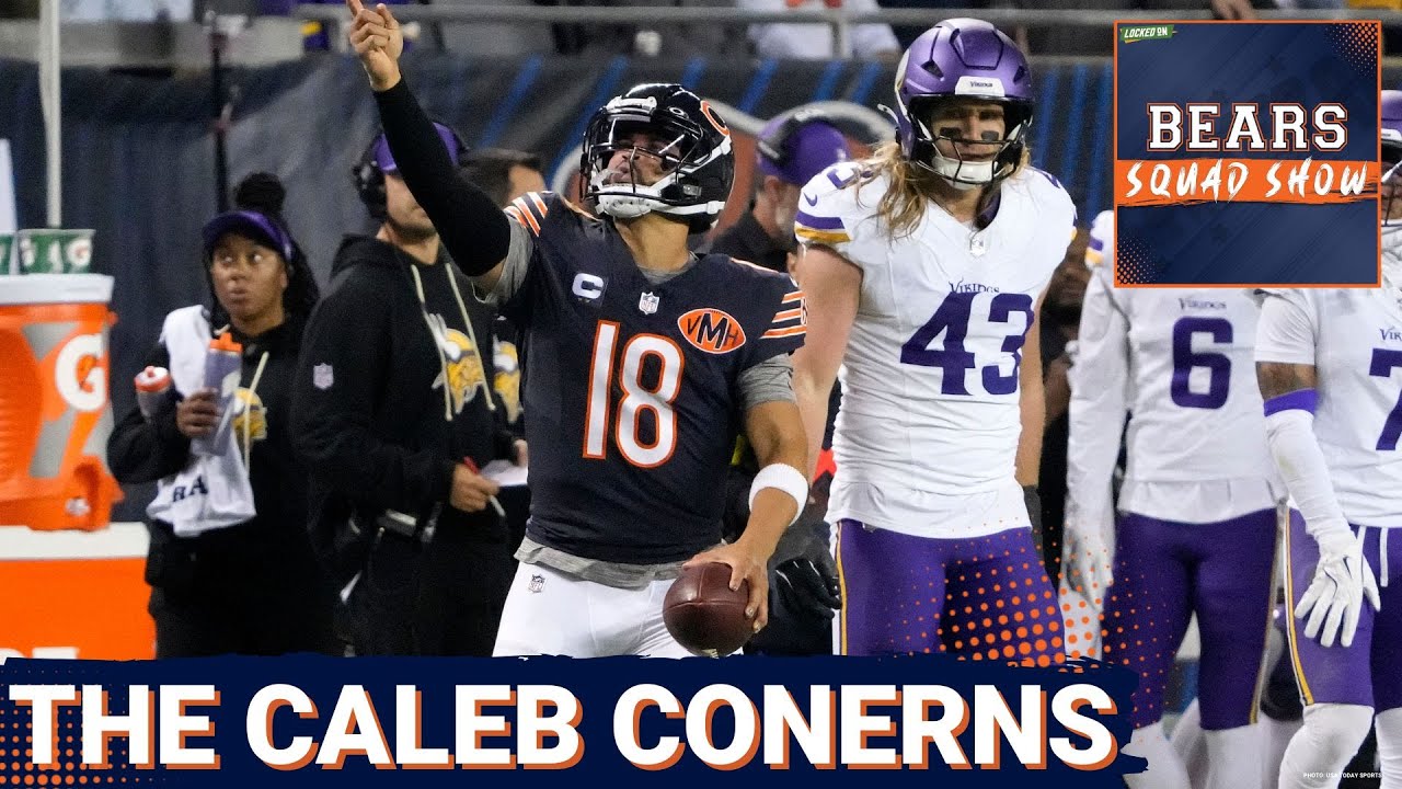 BEARS SQUAD SHOW: How CONCERNED are you about Caleb Williams and the Chicago Bears after 1 game?