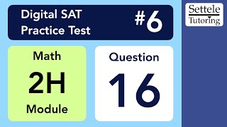 Digital SAT 6, Math Module 2H, Question 16 (statistics)