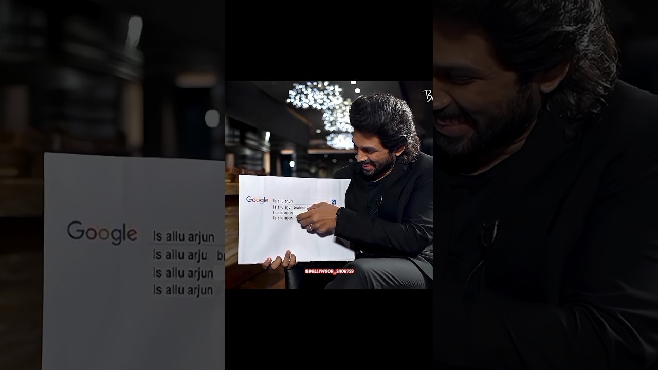 Allu Arjun Replied To His Fans Question 🔥⁉️ #bollywood #alluarjun #shorts #southmovie
