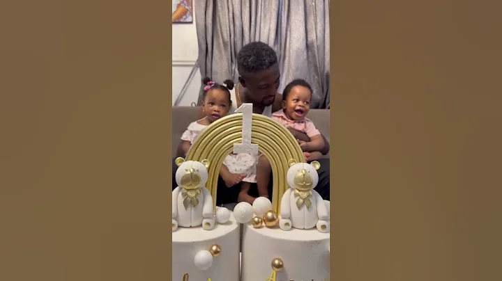 AWW THE JOHNSON TWINS TURN 1.. HAPPY BIRTHDAY TO ADENIYI JOHNSON AND SEYI EDUN CHILDREN #viral#short
