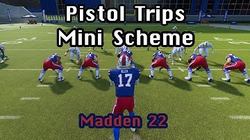 *1 PLAY TD* Pistol Trips Mini Scheme | Madden 22 Tips & Tricks