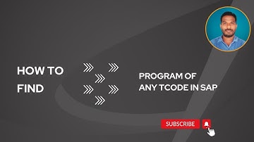 How to Find Program of Transaction Code in SAP