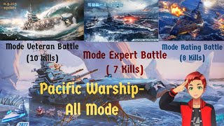 FINAL BATTLE!! 3 Battle Modes (Veteran, Expert, and Rating Battle) - Pacific Warship Gameplay screenshot 4