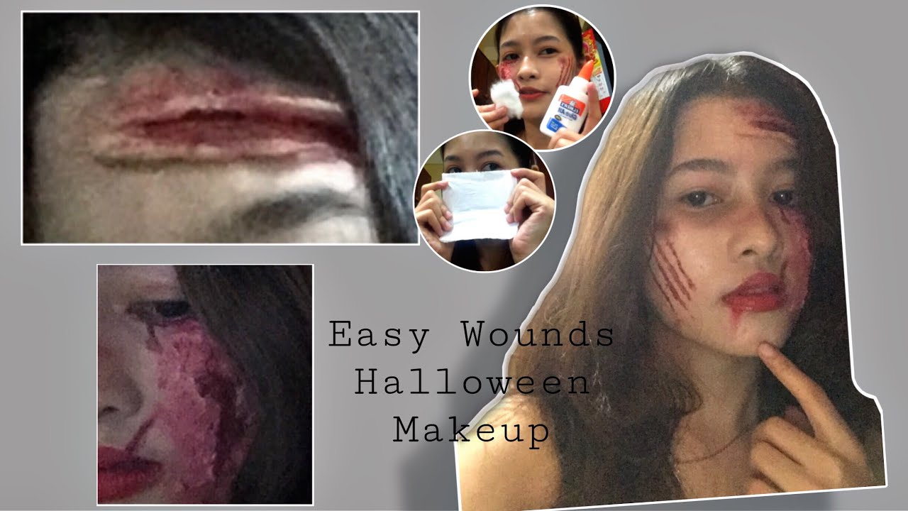 EASY WOUNDS HALLOWEEN MAKEUP 2021 || Celyn B.