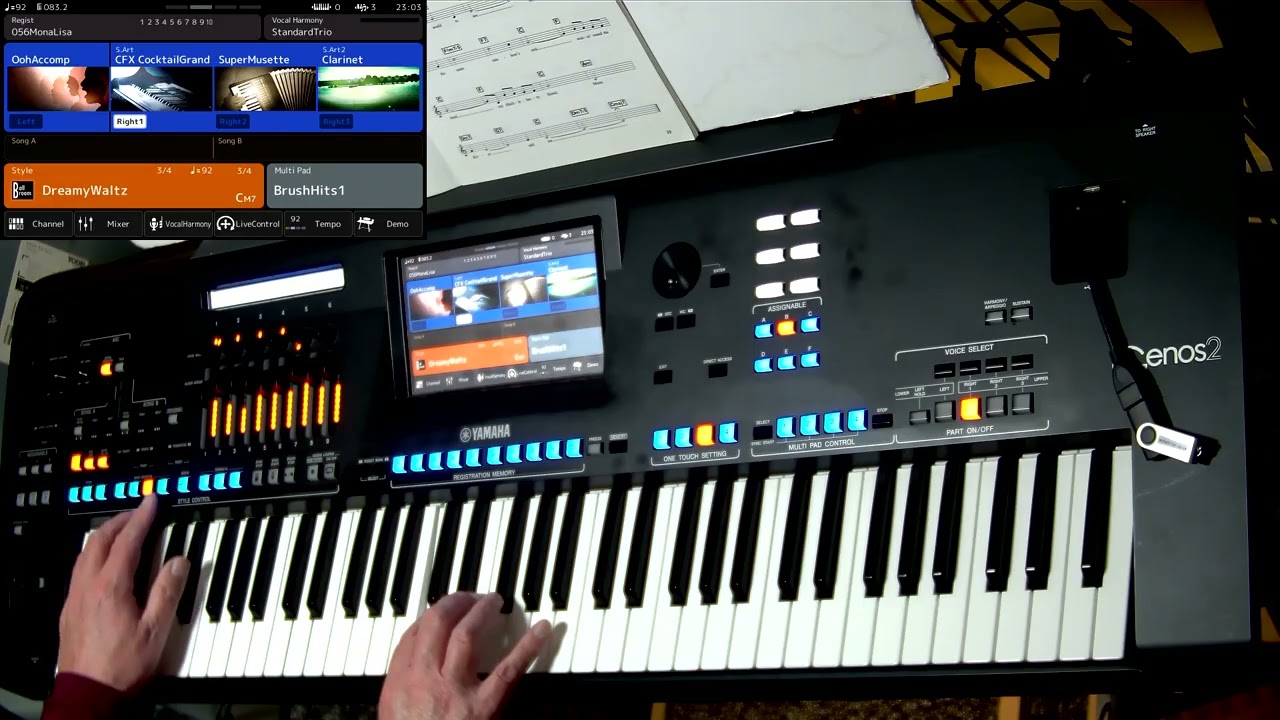 MOON RIVER YAMAHA GENOS 2