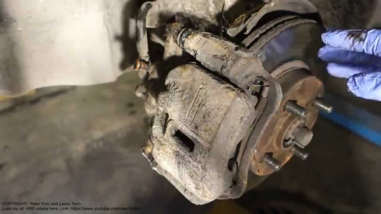 How to replace front brake pads Toyota Corolla. Years 1991 to 2000