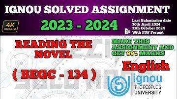 BEGC 134 Solved Assignment 2023-24 In English | BEGC 134 SOLVED ASSIGNMENT 2024 | #Begc134
