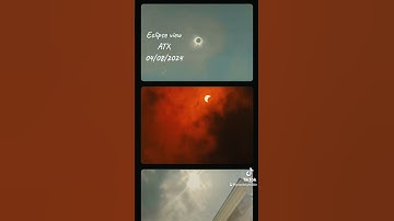 Eclipse view from ATX.April 8, 2024 #eclipse #austin #texas #moon #sun #short #trending