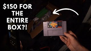 BUYING RETRO VIDEO GAMES DURING A TORNADO!!!
