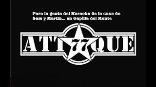 Video thumbnail of "Beatle- Attaque 77 (KARAOKE)"