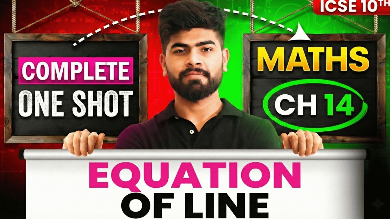 📘  Equation of Line PYQs | ICSE Mathematics | PYQs + CFQs | ICSE Class 10th 2026
