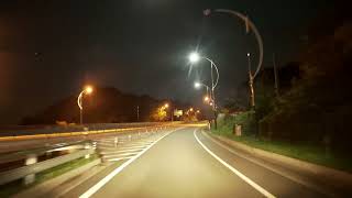 ASMR Highway Driving at Night  Buangun to Seoul in Korea (No Talking, No Music)