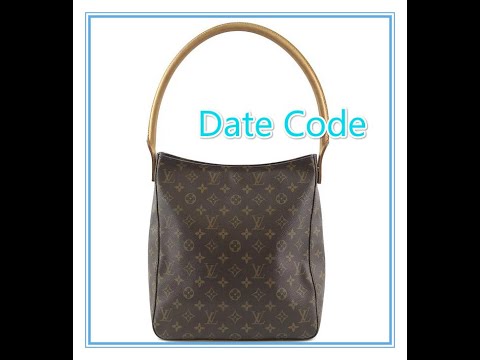 Louis Vuitton Monogram Canvas Looping Bag Purse GM Date Code