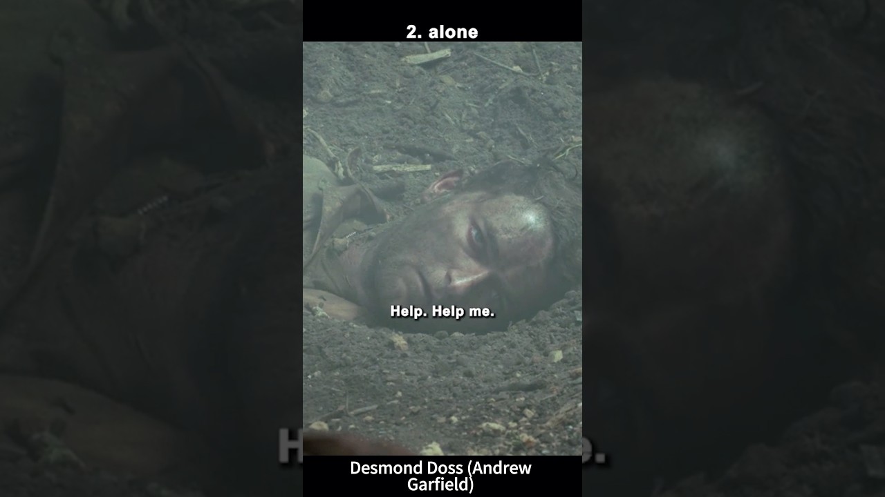 HIDING IN PLAIN SIGHT! Desmond Doss's UNBELIEVABLE Rescue! 😱 | Hacksaw Ridge (2016) #movie #film