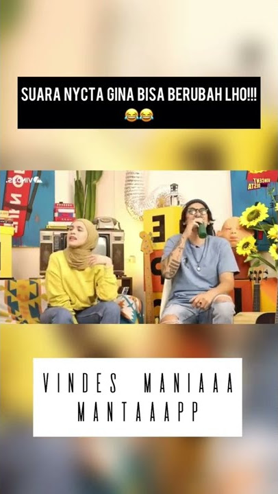 SUARA NYCTA GINA EMANG GINI YA?? 😂 #shorts #vindes #nyctagina #botuna #vincent