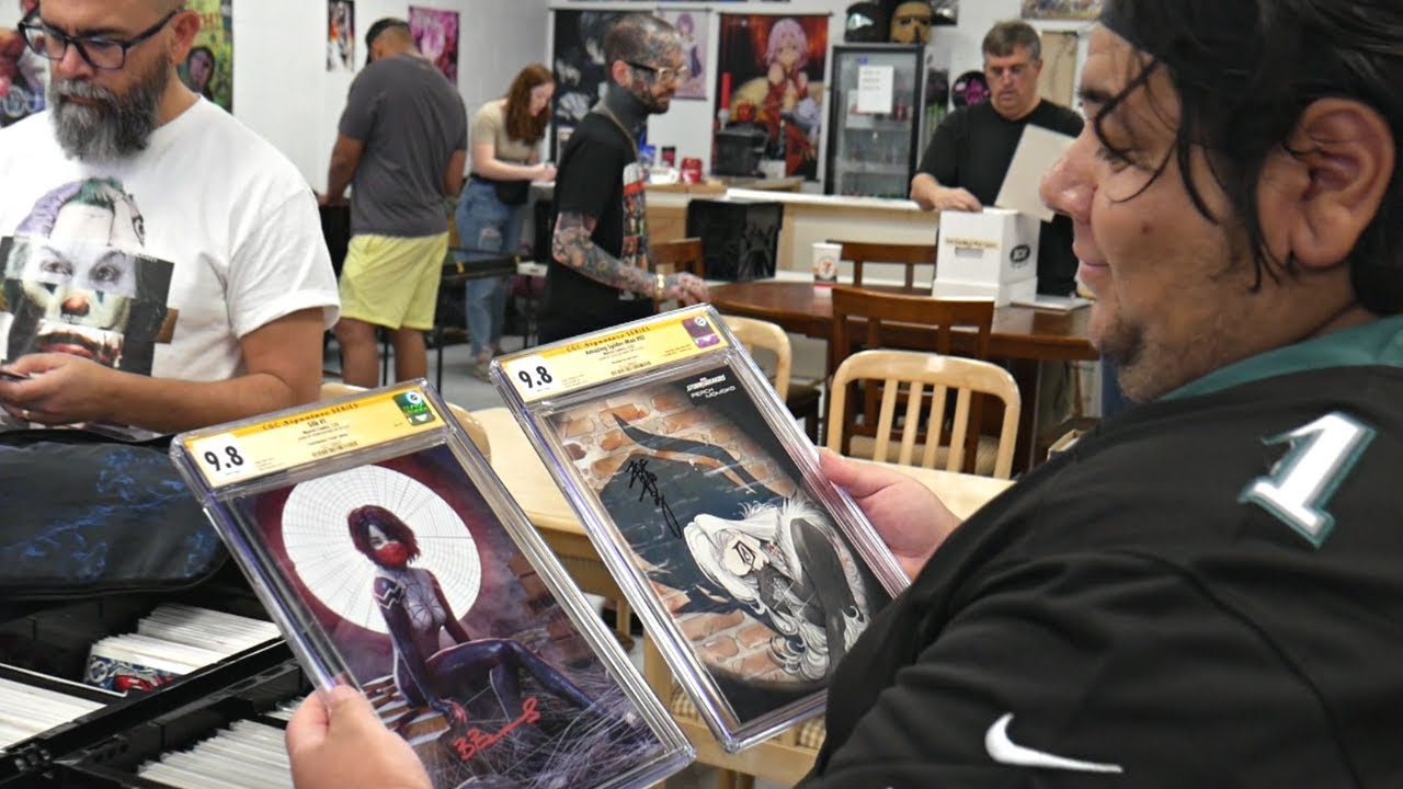 selling-comic-books-cards-at-a-thrift-store-full-of-collectors-youtube