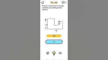 Please write down a 2 digit number according to the picture.Brainout game level 82 solved