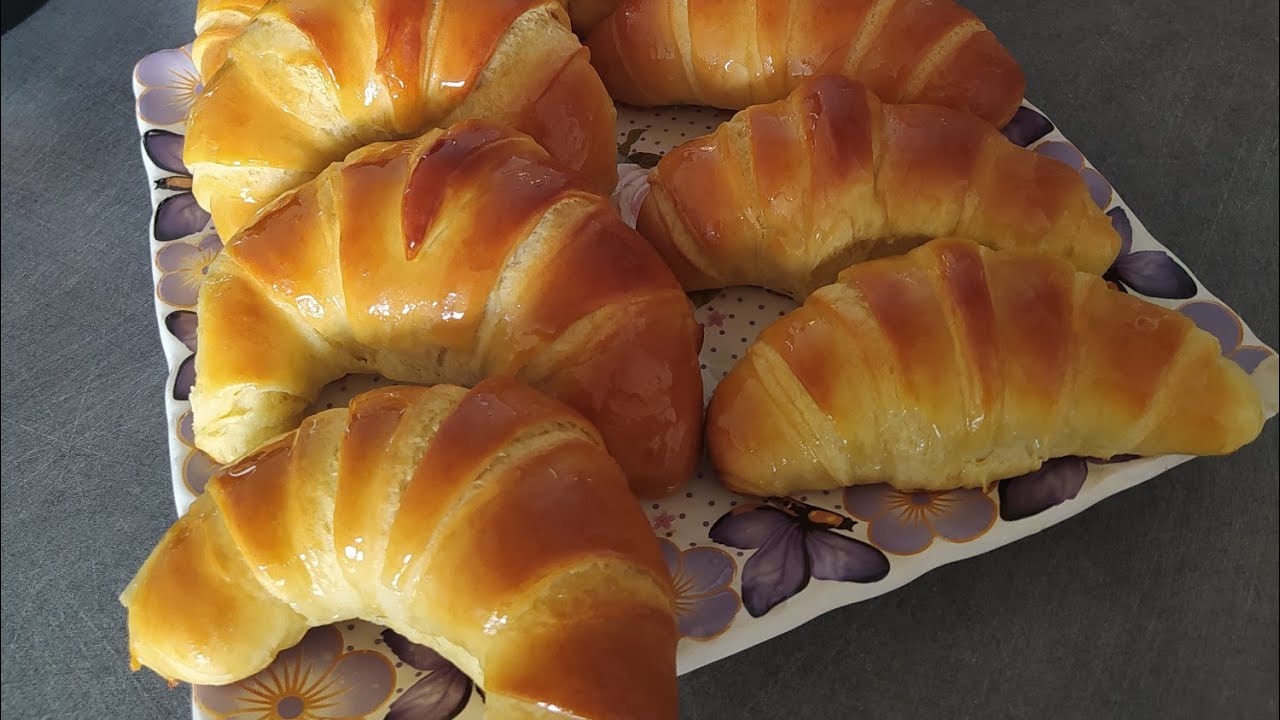 Croissant brioche portugais 🇵🇹( كرواصة بريوش برتغالية خطيرة ) #croissant #croissantbrioche #brioche