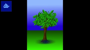 Draw a tree (branches and leaves) using Inkscape.