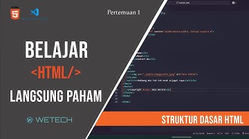 Belajar Pemrograman Web Dari 0 HTML, CSS, JS PART 1